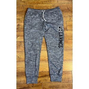 Carl Banks 4 Her Women's Size Large Gray LA Kings Hockey Sweatpants Fan Gear